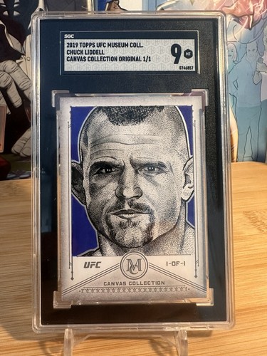 2019 Topps Museum UFC Chuck Liddell 1/1 SGC 9 MINT Rare One-of-One Hall of Fame