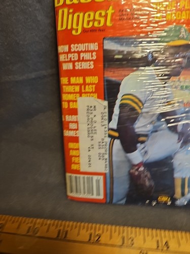 Rickey Henderson Oakland Athletics HOF Baseball Digest März 1981  - Bild 2 von 3