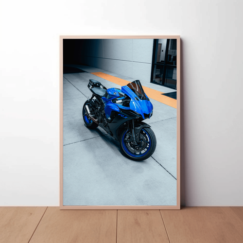 Yamaha R1 Motorcycle Art Poster #014 - Elevate Your Home Decor - Picture 4 of 12