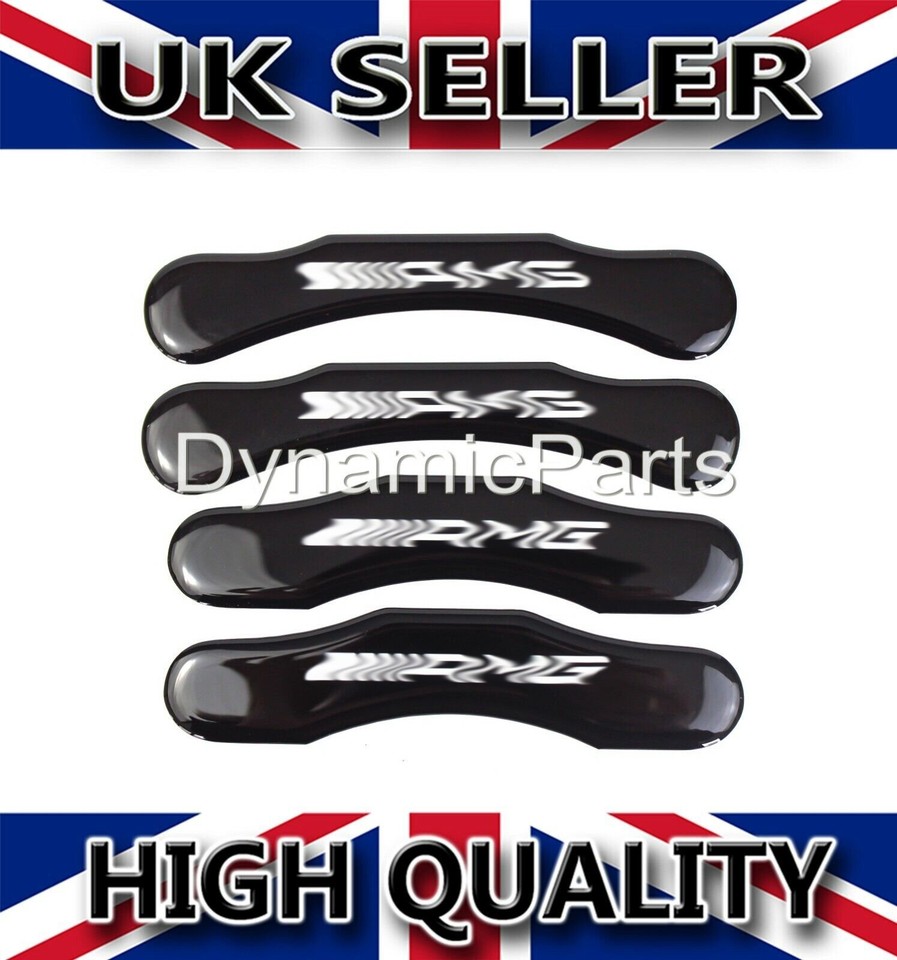 FOR MERCEDES BRAKE CALIPER COVERS SET KIT FRONT REAR RED ABS 4PCS WITH
