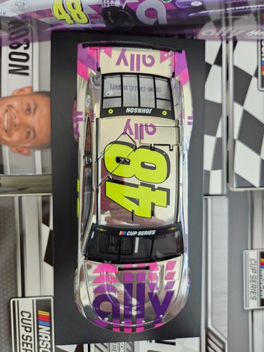 Jimmie Johnson #48 Ally Finale 2020 colore cromato 1/24 Nascar - Foto 5 di 8