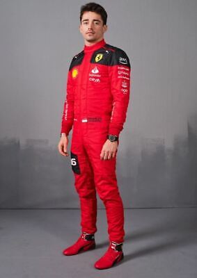 Charles Leclerc 2023 F1 Car Race Suit CIK/FIA Level 2 Go Charles Leclerc 2023 F1 Car Race Suit CIK/FIA Level 2 Go
