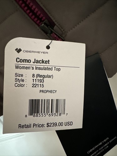 Obermeyer Women's 8 (Medium) Full-Zip Como Ski/Snow Jacket Prophecy 11193-22115 - Picture 5 of 13