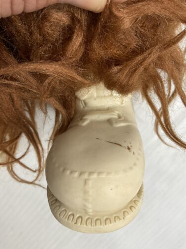 Vintage Gummi Gesicht Affe Schimpanse Plüschtier 22 Zoll braune Haare * SIEHE BILDER - Bild 17 von 22