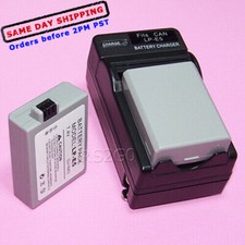 LP-E5 Battery / charger for Canon EOS Rebel XS T1i XSi1000D 500D 450D Kiss X3 X2