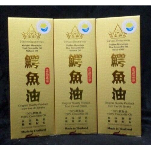 10x Krokodilöl 100% Golden Mountain Thai Natur Original Qualitätsprodukt - Bild 10 von 10