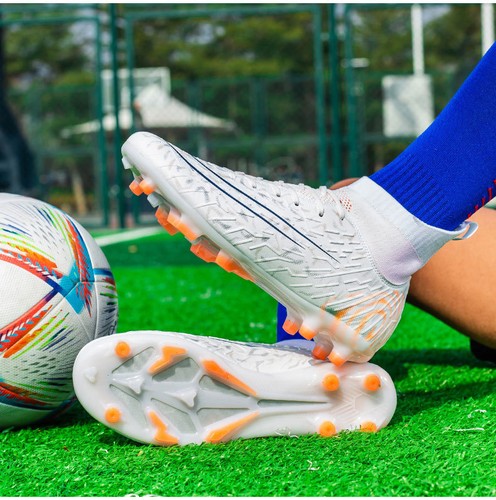 Herren Fußballschuhe AG Stollen Nocken Fussball Stiefel Kinder Fussball Schuhe - Bild 13 von 23