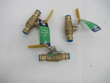 Everflow 310R012-NL , 1/2" Full Port Lead Free Ball Valve (PK 3)