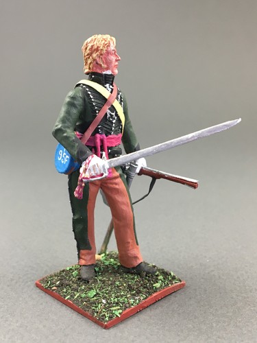 Bemalte britische 95. Gewehre Offizier 60mm 1/30, Metallspielzeug Soldat VID SOLDATEN - Bild 9 von 14