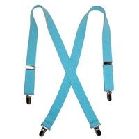 Suspender Factory 30 Powder Blue Elastic Children's Suspenders Suspender Factory 30 Powder Blue Elastic Children's Suspenders