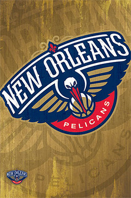 NEW ORLEANS PELICANS Official NBA Basketball Team Logo Wall POSTER