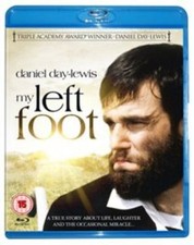My Left Foot BLU RAY. Daniel Day Lewis, Brenda Fricker. Region B. Won 2 Oscars.