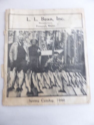 LL BEAN CATALOG SPRING 1946 MR BEAN HAS DAMAGE - Picture 7 of 7