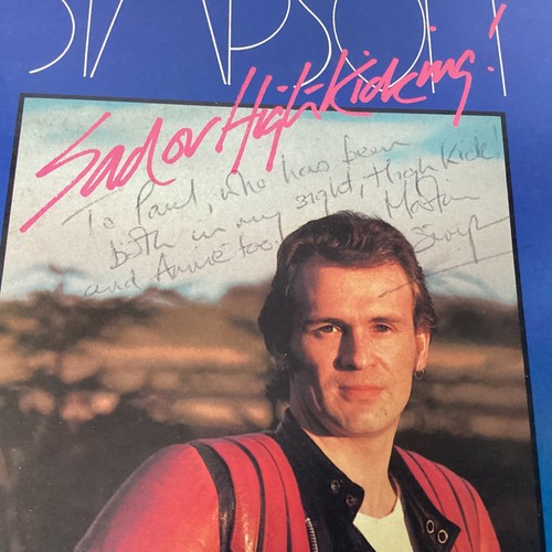 MARTIN SIMPSON LP RECORD ‘SAD OR HIGH KICKING!’ (TOPIC) - Picture 3 of 5