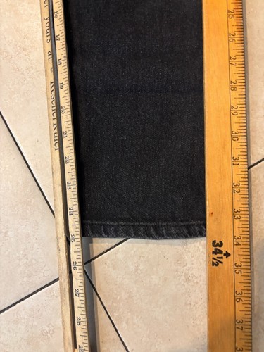 Vintage LEVIS 308-9659 Slim Jeans Boys Size 12 Black 3990 - Picture 8 of 9