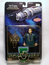 BABYLON 5 VIR COTTO w/HEAVY WARSHIP FROM CENTAURI REPUBLIC EXCLUSIVE 1997
