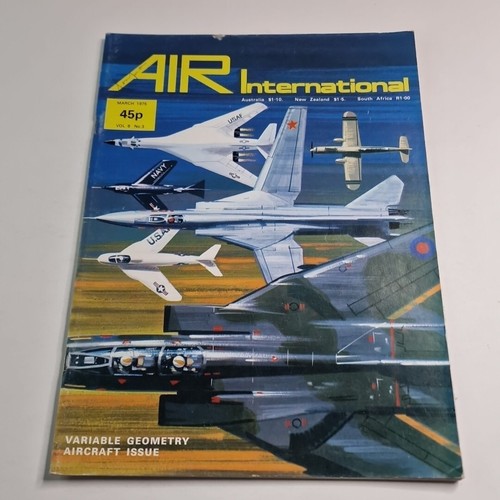 Air International Magazine VOL 8 No 3 March 1975 Variable Geometry Aircraft - Picture 3 of 12