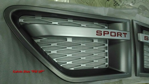 MIT GRAY & SILVER MESH SIDE VENT RL RANGE ROVER SPORT L320 SPORT MODEL 2010-2013 - Bild 4 von 5
