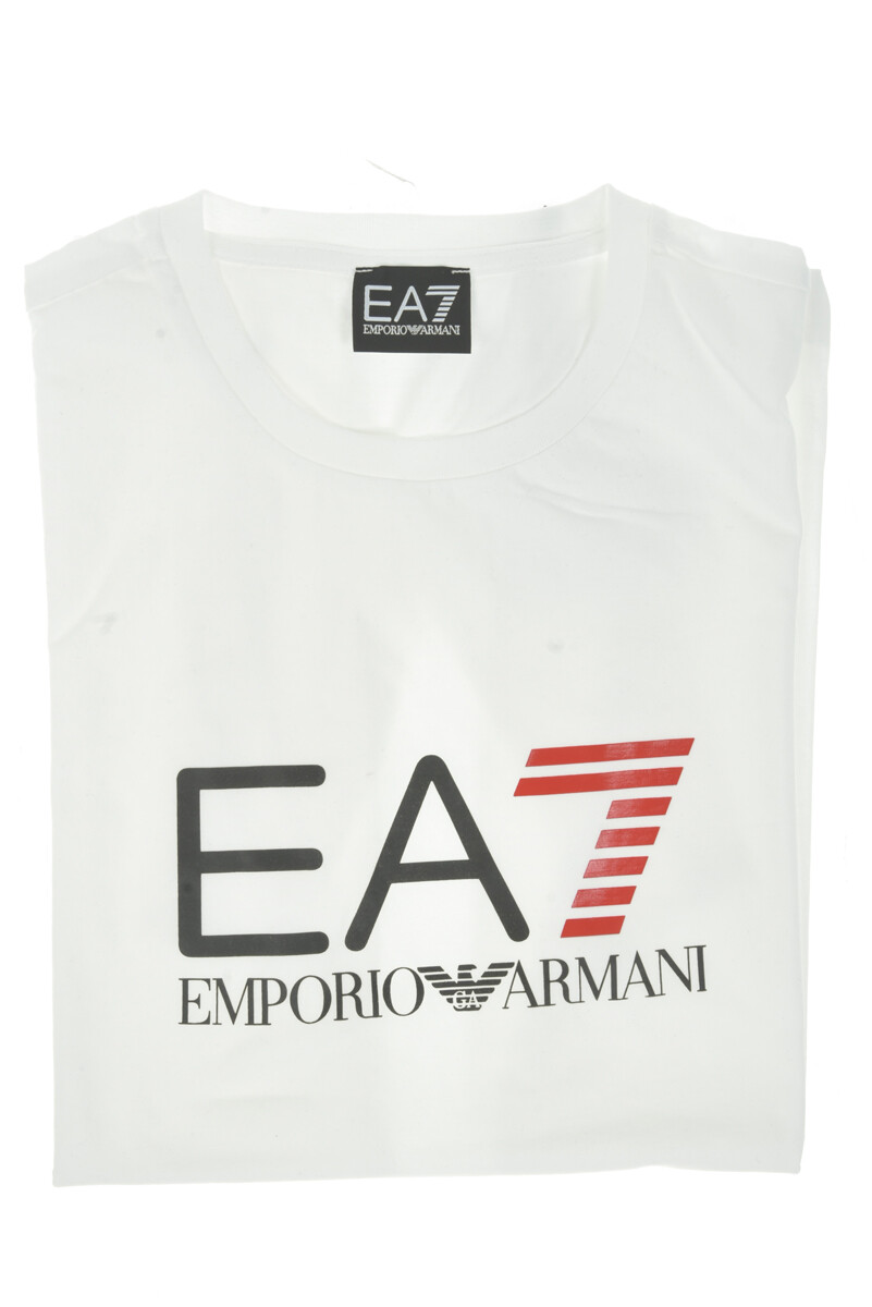 Emporio Armani EA7 T-Shirt Man White 6YPTC0PJH7Z 1100 Sz XXL MAKE