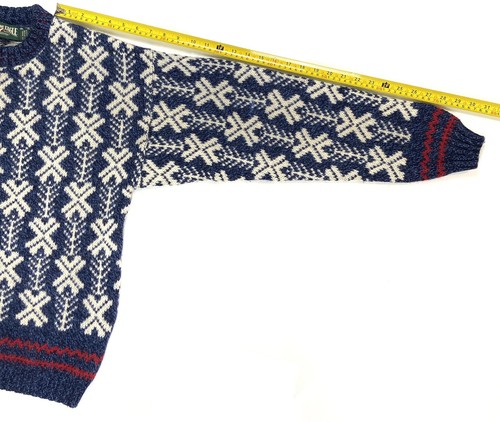 Vintage AE Wool Sweater Mens L Nordic Knit Pullover American Eagle - Picture 8 of 11