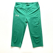 Under Armour Girl  s Leggings Medium Cropped Capri Fitted All-Season Athletic