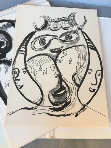 GINESTE. vision d'un autre monde. 30 planches . + 1 Lithographie et 2 dessins - Imagen 8 de 8