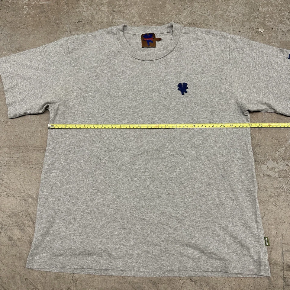 Authentic Heaven By Marc Jacobs Embroidered Teddy Bear Tee Size XXL Gray Accents - Image 2 of 4