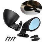 2pcs Blue Glass Car Side Wing Mirror  Retro Door Wing Rearview Mirror Universal