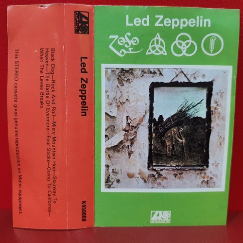 Led Zeppelin 1971 Atlantic Super Rare Singapore Cassette Tape - Picture 6 of 7