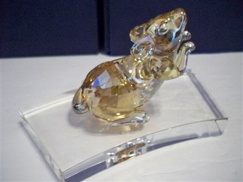 SWAROVSKI CHINESE ZODIAC RAT 5301556 GOLD TONE | eBay