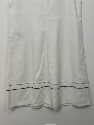 Piazza Sempione Dress Womens White Short Sleeveless Size US12 IT48 - 第 11/11 張圖片