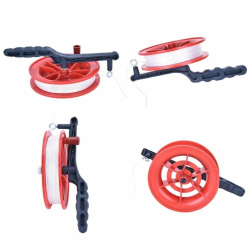 Durable 100 M Twisted String Line Red Wheel Kite Reel Winder Spool - Picture 3 of 7