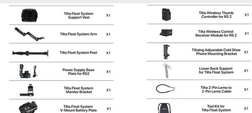 Tilta Float Handheld Gimbal Support System - Picture 5 of 5