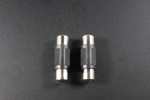 PACK DE 3 CABLES DE AUDIO ACOPLADOR CONECTOR A TOPE BARRIL RCA HEMBRA A HEMBRA - Imagen 2 de 4