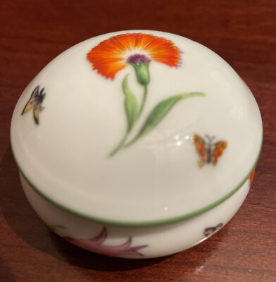 Tiffany And Co. Limoges France Tiffany Garden Porcelain Trinket