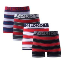 Mens Boxer Shorts Seamless Trunks Briefs Wild Designer Adults Underwear 3 Pairs