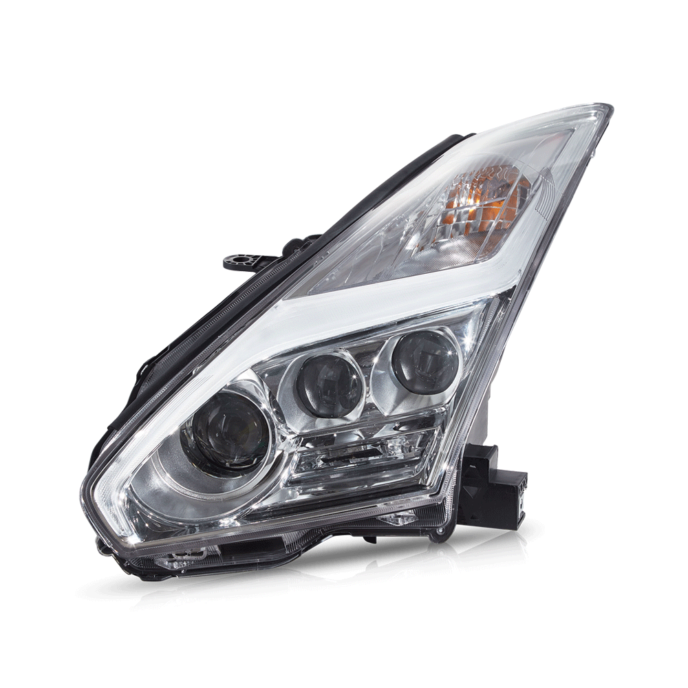 Fit 09-21 Nissan R35 GTR GT-R LED DRL Headlights Upgrade 09-16 to
