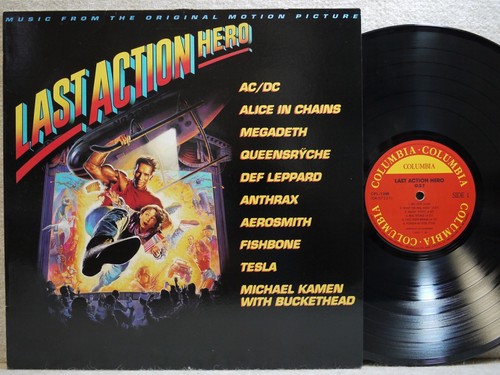 Last Action Hero AC/DC Alice In Chain Anthrax Megadeth 1993 Korea LP NM- ~ NM - Picture 1 of 5