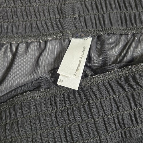 EUC Size Medium American Apparel Micro-mesh Joggers MADE IN USA Y2K Vampirecore - Bild 4 von 5