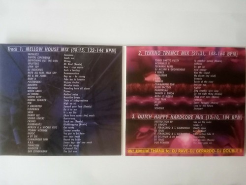 Partydance presents House and Tekkno Vol. 2, Megamix Promo CD, Electro 90er, rar - Bild 2 von 2