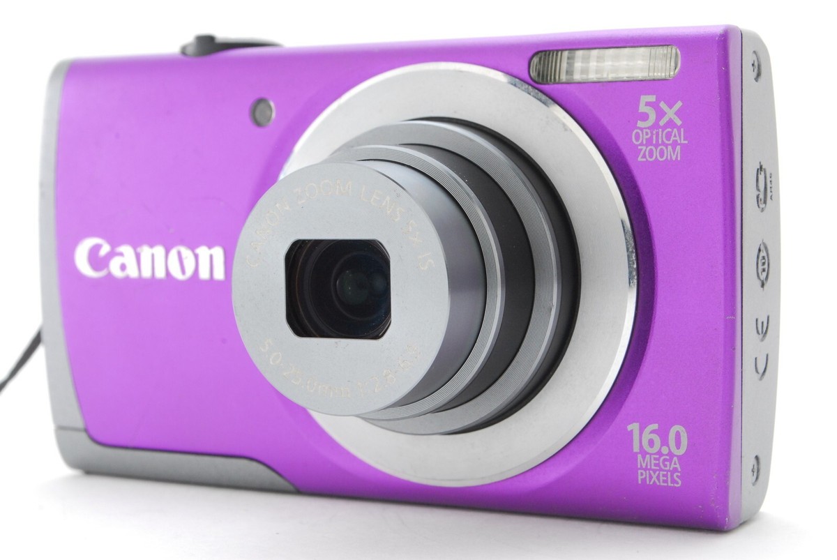 ★美品★ Canon PowerShot A3500 IS パープル Canon Powershot A3500 IS デジタルカメラ パープル