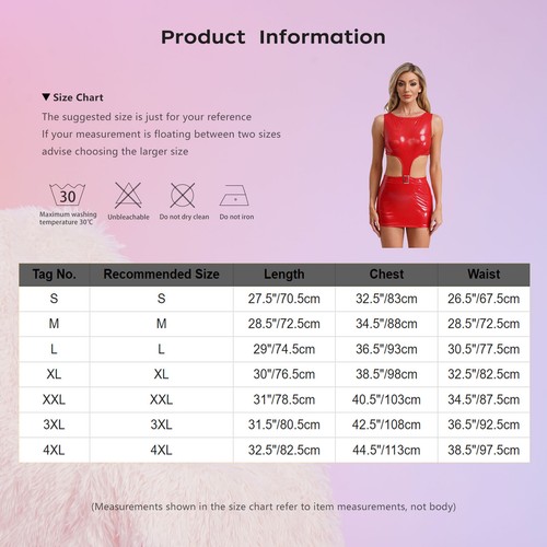 Gonne donna abito polo costume slim danza notte pelle donna aderente club - Foto 8 di 71