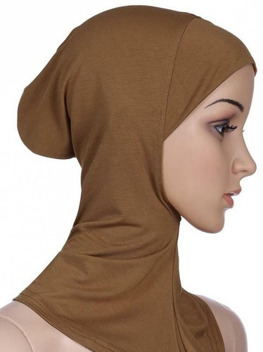 Muslim Neck Cover Head scarf Inner Hijab Caps Islamic Underscarf Ninja Scarf hat - Picture 7 of 23