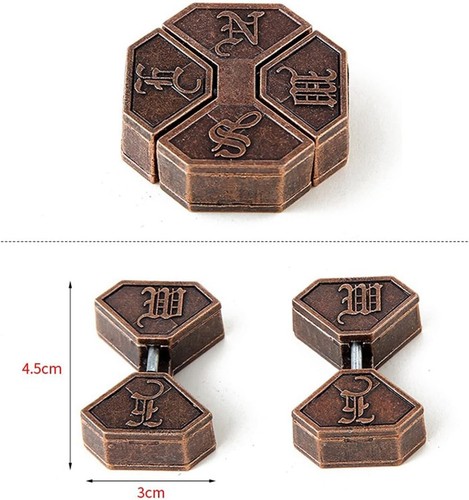 Giochi Rompicapo in Metallo x9 Puzzle Giocattoli Educativi Intelligenti - Foto 9 di 9