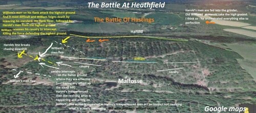 The sites of William's castle @ Hastings1066 & of The final 'Battle of Hastings' - Bild 14 von 17