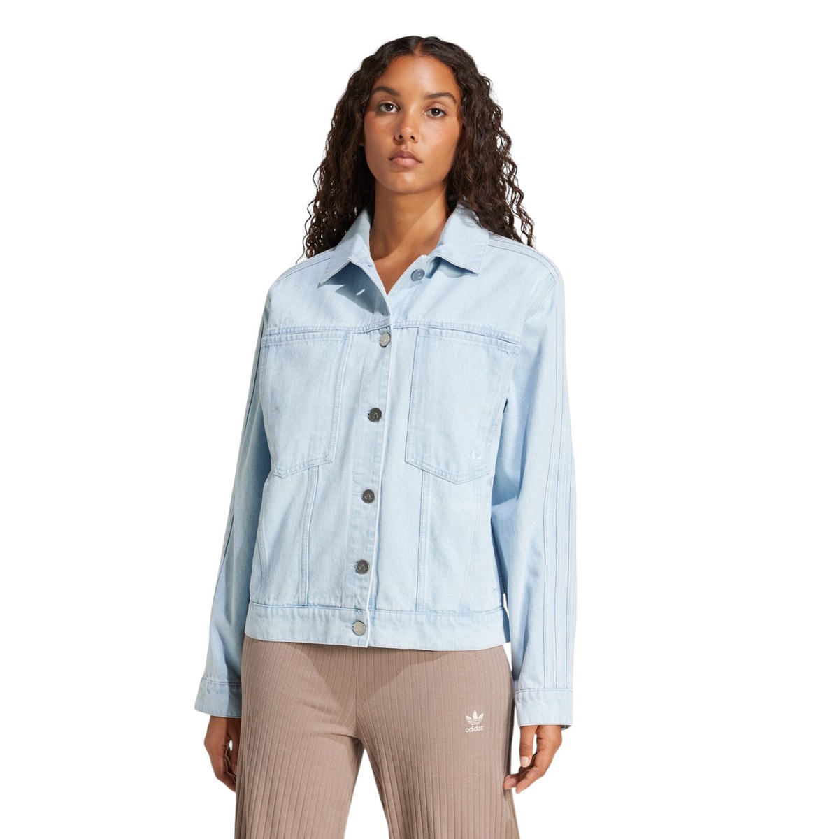 adidas デニムジャケット DENIM JACKET レディース Women's Adidas Originals Premiumn Essentials Loose Fit Denim