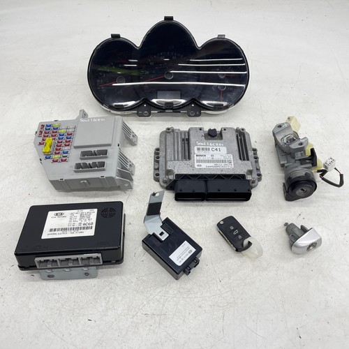KIT ECU KIA SOUL MK1 39111-2A174 COMANDO MOTORE 126CV 1.6 CRDI D4FB 11-13 - Foto 1 di 19