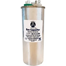 Appli Parts Dual Run Capacitor for ac 50+7.5 Mfd uF (microfarads) 370VAC CBB65 R