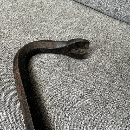 Vintage Pry Bar Prybar Crow Bar Nail Puller 22" Long Heavy Metal  - Picture 2 of 8
