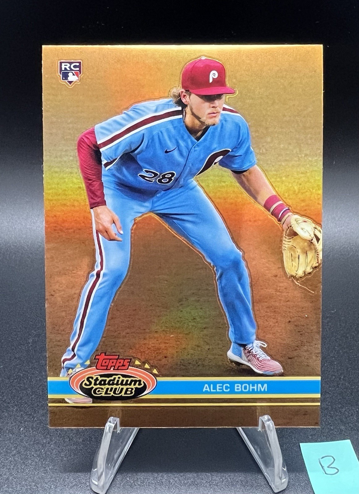 2021 Stadium Club Chrome 1991 Design Variation Alec Bohm RC Phillies Rookie B